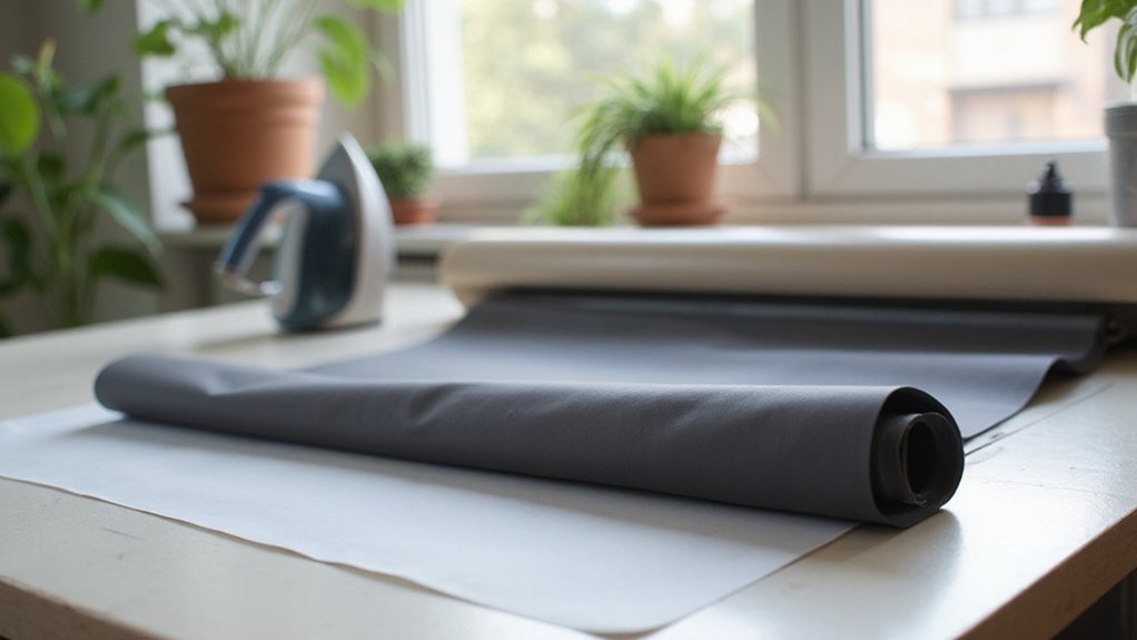 applying vinyl to fabric