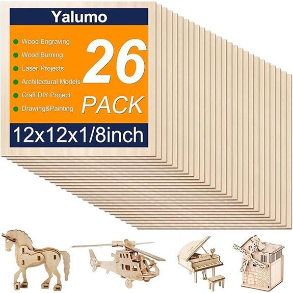 basswood craft sheets