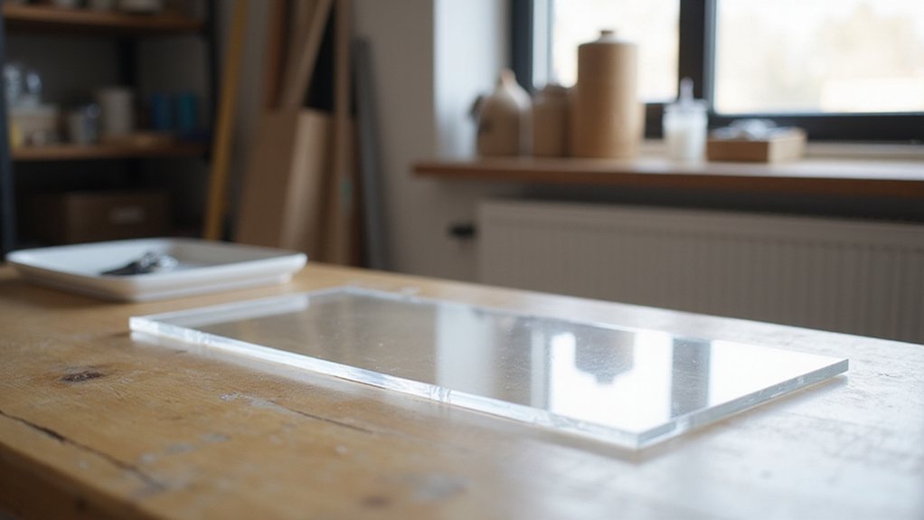 cutting acrylic sheets manually