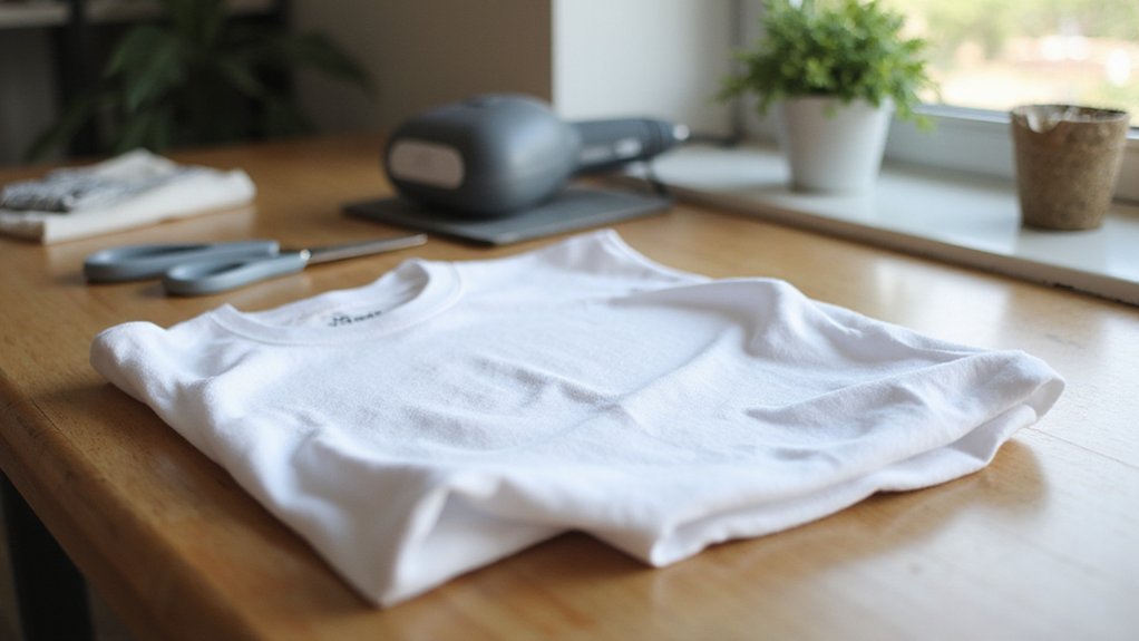 removing heat transfer vinyl