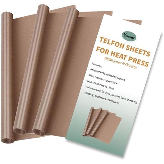 teflon sheets 12x16